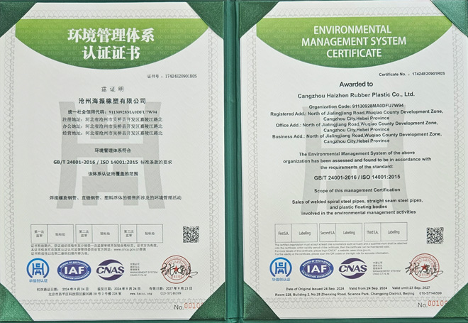 環(huán)境管理體系認證